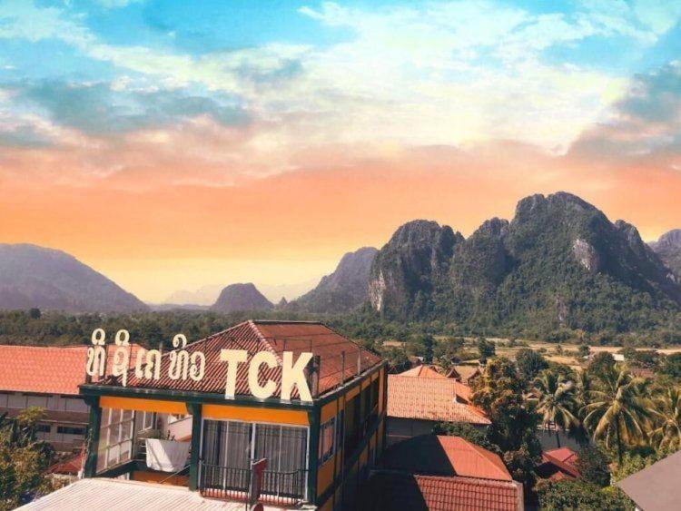 Vang Vieng Ruby Backpackers Hostel Buitenkant foto